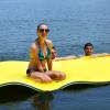 imageGoplus Floating Water Pad 91218 Lily Pad for Water Recreation and Relaxing TearResistant XPE Foam Floating Mat for Beach Ocean Lake18 x 6 x 15 Yellow