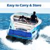 imageGoplus Floating Water Pad 91218 Lily Pad for Water Recreation and Relaxing TearResistant XPE Foam Floating Mat for Beach Ocean Lake9 x 6 x 15 Blue