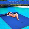 imageGoplus Floating Water Pad 91218 Lily Pad for Water Recreation and Relaxing TearResistant XPE Foam Floating Mat for Beach Ocean Lake9 x 6 x 15 Blue