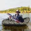 imageGoplus Inflatable Float Tube Fishing Belly Boat with Fish Ruler Pump Storage Bag Adjustable Straps Fishing Float Tube for Angling 350LBS Load CapacityLarge Camouflage  WRod Holder