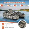 imageGoplus Inflatable Float Tube Fishing Belly Boat with Fish Ruler Pump Storage Bag Adjustable Straps Fishing Float Tube for Angling 350LBS Load CapacityLarge Camouflage  WRod Holder