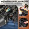 imageGoplus Inflatable Float Tube Fishing Belly Boat with Fish Ruler Pump Storage Bag Adjustable Straps Fishing Float Tube for Angling 350LBS Load CapacityUpgrade Camouflage  WFish Finder Holder  Rod Rack Basket