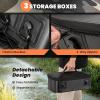 imageGoplus Inflatable Float Tube Fishing Belly Boat with Fish Ruler Pump Storage Bag Adjustable Straps Fishing Float Tube for Angling 350LBS Load CapacityUpgrade Camouflage  WFish Finder Holder  Rod Rack Basket