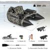 imageGoplus Inflatable Float Tube Fishing Belly Boat with Fish Ruler Pump Storage Bag Adjustable Straps Fishing Float Tube for Angling 350LBS Load CapacityUpgrade Camouflage  WRod Holder