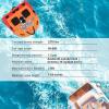 imageGoplus Inflatable Towable Tubes for Boating 1213 Riders Water Sports Tube for Boat to Pull Sofa Style Boat Tube with Drainage Dual Front and Back Tow PointsOrange  12 Person