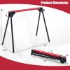 imageGoplus Saw Horses 2 Pack 2200 LBS HeavyDuty Folding Work Horse w 2x4 Brackets Robust Metal Sawhorses w Fast Release Legs Portable ampamp Lightweight Work Bench for DIY Woodworking Projects
