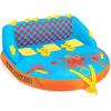 imageGoplus Inflatable Towable Tubes for Boating 1213 Riders Water Sports Tube for Boat to Pull Sofa Style Boat Tube with Drainage Dual Front and Back Tow PointsLight Blue  13 Person