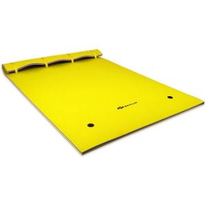 imageGoplus Floating Water Pad 91218 Lily Pad for Water Recreation and Relaxing TearResistant XPE Foam Floating Mat for Beach Ocean Lake9 x 6 x 15 Yellow