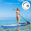 imageGoplus 105FT Inflatable Stand Up Paddle Board 6quot Thick SUP Cruiser with Free Premium SUP Accessories Backpack Adjustable Paddle and Hand Pump for Youth ampamp Adult