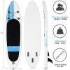 imageGoplus 10ft Inflatable Stand Up Paddle Board SUP with Safe Leash Adjustable Paddle Carry Backpack and Premium Accessories for Youth and Adults