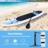 imageGoplus 10ft Inflatable Stand Up Paddle Board SUP with Safe Leash Adjustable Paddle Carry Backpack and Premium Accessories for Youth and Adults