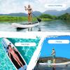 imageGoplus 10ft Inflatable Stand Up Paddle Board SUP with Safe Leash Adjustable Paddle Carry Backpack and Premium Accessories for Youth and Adults