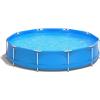 imageGoplus Above Ground Swimming Pool 12ft x 12ft x 30inch Outdoor Steel Frame Pool WPool Cover Reinforced Steel Frame Round Swimming Pool for Backyard Garden Patio Balcony BlueBlue