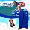 imageGoplus Boogie Boards for Beach 333741 Inches Lightweight Body Board w Wrist Leash EPS Core XPE Deck HDPE Slick Bottom Surfboard for Kids Teens Adults Surfing33 inch