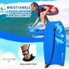 imageGoplus Boogie Boards for Beach 333741 Inches Lightweight Body Board w Wrist Leash EPS Core XPE Deck HDPE Slick Bottom Surfboard for Kids Teens Adults Surfing41 inch