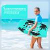 imageGoplus Boogie Boards for Beach 333741 Inches Lightweight Body Board w Wrist Leash EPS Core XPE Deck HDPE Slick Bottom Surfboard for Kids Teens Adults Surfing37 inch