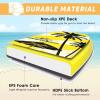 imageGoplus Boogie Boards for Beach 333741 Inches Lightweight Body Board w Wrist Leash EPS Core XPE Deck HDPE Slick Bottom Surfboard for Kids Teens Adults Surfing41 inch