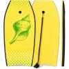 imageGoplus Boogie Boards for Beach 333741 Inches Lightweight Body Board w Wrist Leash EPS Core XPE Deck HDPE Slick Bottom Surfboard for Kids Teens Adults Surfing37 inch