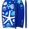 imageGoplus Boogie Boards for Beach 333741 Inches Lightweight Body Board w Wrist Leash EPS Core XPE Deck HDPE Slick Bottom Surfboard for Kids Teens Adults Surfing33 inch