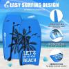 imageGoplus Boogie Boards for Beach 333741 Inches Lightweight Body Board w Wrist Leash EPS Core XPE Deck HDPE Slick Bottom Surfboard for Kids Teens Adults Surfing41 inch