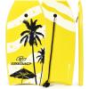 imageGoplus Boogie Boards for Beach 333741 Inches Lightweight Body Board w Wrist Leash EPS Core XPE Deck HDPE Slick Bottom Surfboard for Kids Teens Adults Surfing41 inch