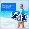 imageGoplus Boogie Boards for Beach 333741 Inches Lightweight Body Board w Wrist Leash EPS Core XPE Deck HDPE Slick Bottom Surfboard for Kids Teens Adults Surfing41 inch