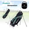 imageGoplus Complete Golf Club Package Set for Men 11 PCS Right Handed Golf Clubs with 460CC 1 Driver 3 Fairway Wood 5 Hybrid 56789SP Irons Putter Golf Stand Bag with Rain HoodGreen