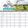 imageGoplus Complete Golf Club Package Set for Men 11 PCS Right Handed Golf Clubs with 460CC 1 Driver 3 Fairway Wood 5 Hybrid 56789SP Irons Putter Golf Stand Bag with Rain HoodGreen