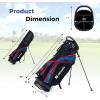 imageGoplus Complete Golf Club Package Set for Men 11 PCS Right Handed Golf Clubs with 460CC 1 Driver 3 Fairway Wood 5 Hybrid 56789SP Irons Putter Golf Stand Bag with Rain HoodBlue