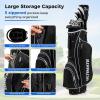 imageGoplus Complete Golf Club Set for Men 9 Pieces Golf Clubs with 1 Driver 3 Fairway 4 Hybrid 6 ampamp 7 ampamp 8 ampamp 9 ampamp P Irons Putter Head Covers Mens Right Handed9 PCS wStand Bag  Black