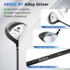 imageGoplus Complete Golf Club Set for Men 9 Pieces Golf Clubs with 1 Driver 3 Fairway 4 Hybrid 6 ampamp 7 ampamp 8 ampamp 9 ampamp P Irons Putter Head Covers Mens Right Handed9 PCS wStand Bag  Black