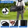 imageGoplus Complete Golf Club Set for Men 9 Pieces Golf Clubs with 1 Driver 3 Fairway 4 Hybrid 6 ampamp 7 ampamp 8 ampamp 9 ampamp P Irons Putter Head Covers Mens Right Handed9 PCS wStand Bag  Black