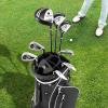 imageGoplus Complete Golf Club Set for Men 9 Pieces Golf Clubs with 1 Driver 3 Fairway 4 Hybrid 6 ampamp 7 ampamp 8 ampamp 9 ampamp P Irons Putter Head Covers Mens Right Handed9 PCS wStand Bag  Black