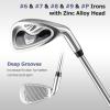 imageGoplus Complete Golf Club Set for Men 9 Pieces Golf Clubs with 1 Driver 3 Fairway 4 Hybrid 6 ampamp 7 ampamp 8 ampamp 9 ampamp P Irons Putter Head Covers Mens Right Handed9 PCS  Blue