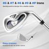 imageGoplus Complete Golf Club Set for Men 9 Pieces Golf Clubs with 1 Driver 3 Fairway 4 Hybrid 6 ampamp 7 ampamp 8 ampamp 9 ampamp P Irons Putter Head Covers Mens Right Handed9 PCS wStand Bag  Blue