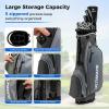 imageGoplus Complete Golf Club Set for Men 9 Pieces Golf Clubs with 1 Driver 3 Fairway 4 Hybrid 6 ampamp 7 ampamp 8 ampamp 9 ampamp P Irons Putter Head Covers Mens Right Handed9 PCS wStand Bag  Grey