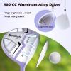 imageGoplus Complete Golf Club Set for Women 11 PCS Right Handed Golf Clubs with 460CC 1 Driver 3 Fairway 5 Hybrid 56789PS Irons Putter Golf Cart Bag with Rain Hood for LadyPurple