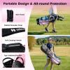 imageGoplus Complete Golf Club Set for Women 11 PCS Right Handed Golf Clubs with 460CC 1 Driver 3 Fairway 5 Hybrid 56789PS Irons Putter Golf Cart Bag with Rain Hood for LadyPink