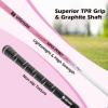 imageGoplus Complete Golf Club Set for Women 11 PCS Right Handed Golf Clubs with 460CC 1 Driver 3 Fairway 5 Hybrid 56789PS Irons Putter Golf Cart Bag with Rain Hood for LadyPink