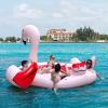 imageGoplus Giant Flamingo Pool Float 46 People Inflatable Pool Raft wAir Pump ampamp 6 Cup Holders for Adults Kids Floating Island Toys for Party Beach River LakeFlamingo  46 Person