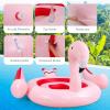 imageGoplus Giant Flamingo Pool Float 46 People Inflatable Pool Raft wAir Pump ampamp 6 Cup Holders for Adults Kids Floating Island Toys for Party Beach River LakeFlamingo  46 Person