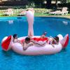imageGoplus Giant Flamingo Pool Float 46 People Inflatable Pool Raft wAir Pump ampamp 6 Cup Holders for Adults Kids Floating Island Toys for Party Beach River LakeFlamingo  46 Person