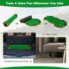 imageGoplus Golf Putting Green 10x33FT10x5FT Large Golf Practice Mat w3 Holes 3 Flags Training Aid Cups Realistic Feel Turf Professional Training Mat for Indoor Outdoor Home10FT x 5FT