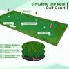 imageGoplus Golf Putting Green 10x33FT10x5FT Large Golf Practice Mat w3 Holes 3 Flags Training Aid Cups Realistic Feel Turf Professional Training Mat for Indoor Outdoor Home10 FT x 5 FT  Rectangle