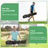imageGoplus Golf Stand Bag Lightweight Golf Club Bag with 4 Way Top Dividers Rain Hood Cooler Bag 4 Zippered Pockets Dual Shoulder Strap Portable Golf Bag with Stand for Women MenBlack