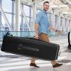 imageGoplus Golf Travel Bag with Wheels Portable Golf Club Travel Bag with 3 Pull Handles Smooth Zipper Name Card Holder Antislip Foot Pads 900D Heavy Duty Gulf Travel Bag for Airport Station