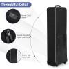 imageGoplus Golf Travel Bag with Wheels Portable Golf Club Travel Bag with 3 Pull Handles Smooth Zipper Name Card Holder Antislip Foot Pads 900D Heavy Duty Gulf Travel Bag for Airport Station