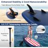 imageGoplus Inflatable Stand Up Paddle Board 10FT105FT11FT SUP with Accessory Pack Adjustable Paddle Carry Bag Fin Hand Pump Leash Repair Kit10 FT