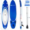 imageGoplus Inflatable Stand Up Paddle Board 10FT105FT11FT SUP with Accessory Pack Adjustable Paddle Carry Bag Fin Hand Pump Leash Repair Kit10 FT