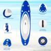 imageGoplus Inflatable Stand Up Paddle Board 10FT105FT11FT SUP with Accessory Pack Adjustable Paddle Carry Bag Fin Hand Pump Leash Repair Kit10 FT